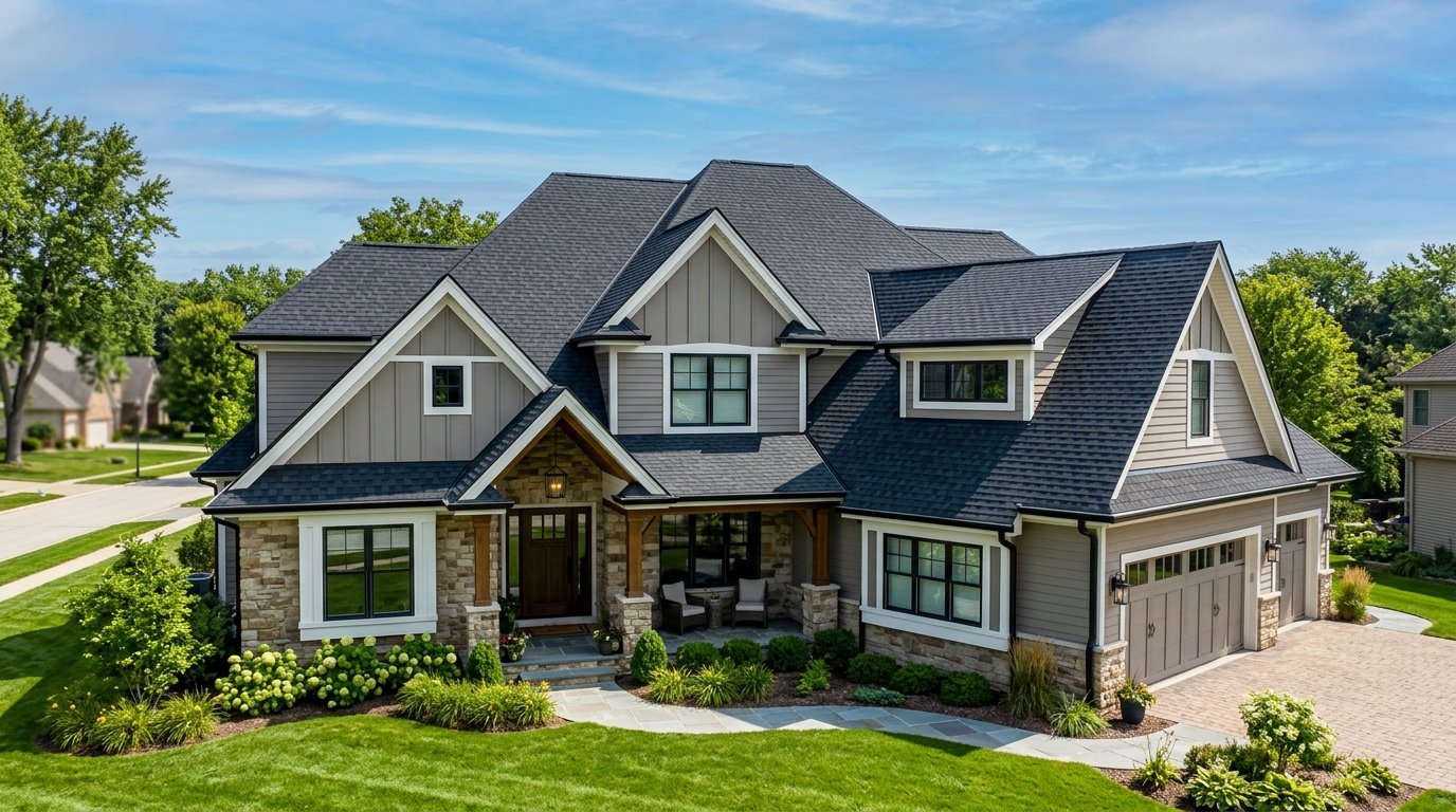 Residential Roofing craftsmanship by General Roofing Solutions